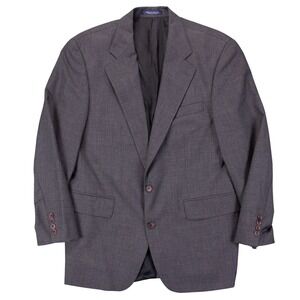 VTG Polo Ralph Lauren University‎ Mens 40R Charcoal Gray Wool  Blazer Sport Coat